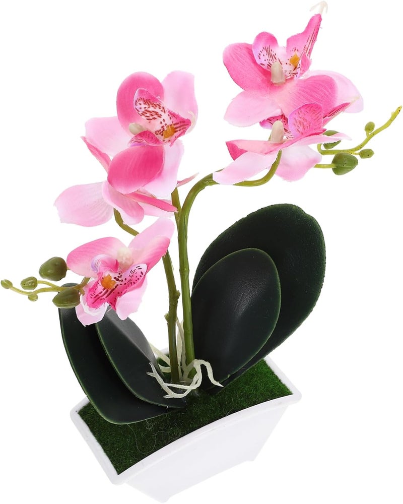 Multi-market matching options Artificial Orchid Plant Decoration Silk Faux Phalaenopsis Red Pot Compact Mini Potted Orchid for Wedding Home Bathroom Office Desk Decor Easy to Clean and Transport High precision lightweight material Daily wear upgraded resistant material General compatible design Regional central warehouse stock Simple upgraded construction Tiered purchase options Dense material Protective coating All-season available stock Multi-price design picks Local supply chain stock Classic modern blend design Multi-budget available picks Heat resistant Cost saving user oriented build Transit & use compatible Treated anti-rust metal Systematic nationwide ship Multi-use qualified quality General standard crafted Diverse operating method fit Carefully selected material Individual group scene compatible All season compatible build - Image 1