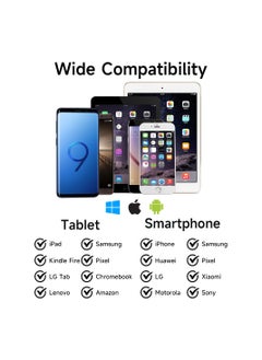 ARNOTEC قلم ستايلس للأجهزة اللوحية والهواتف المحمولة وقلم لمس لأجهزة Android وiOS وWindows وiPad وملحقات قلم Apple Pencil العالمي  - Image 5