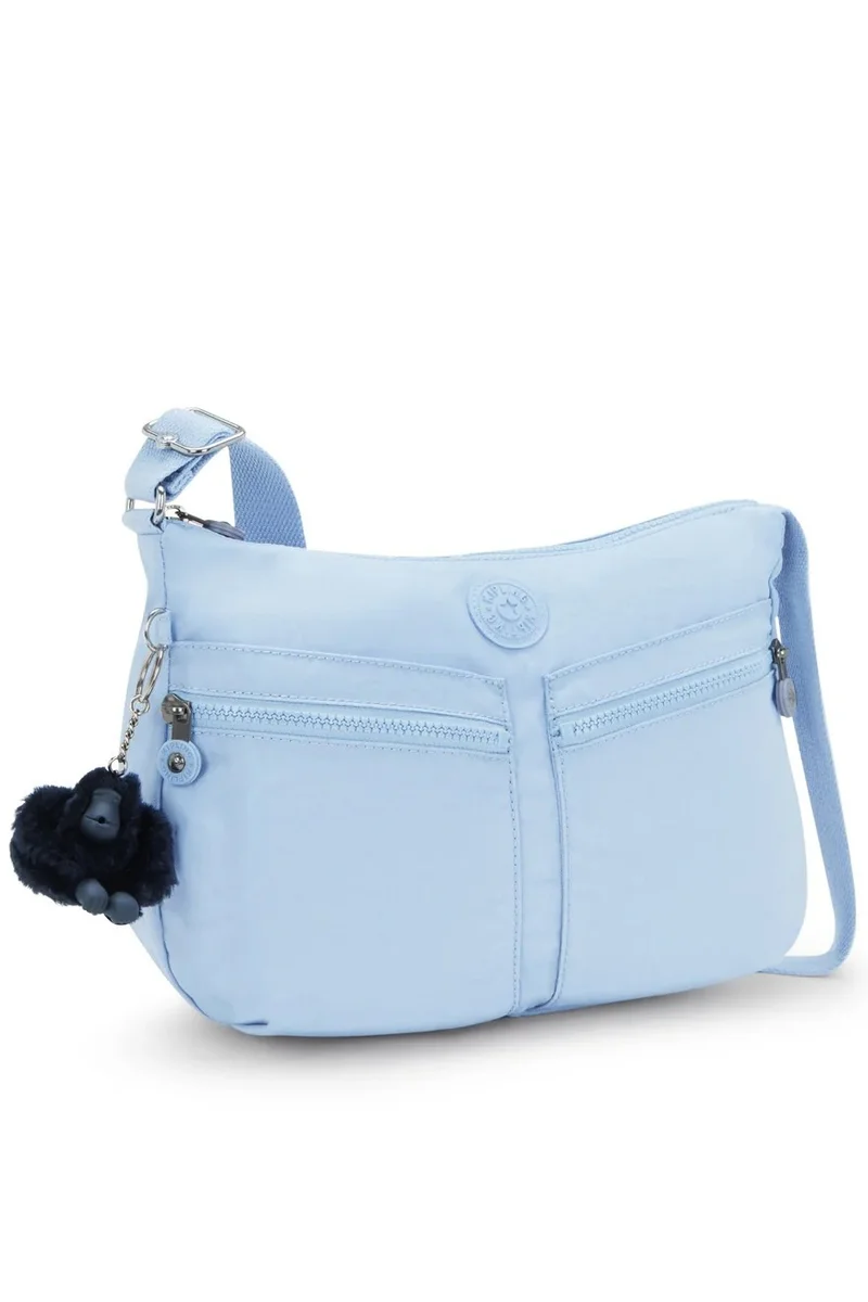 kipling Izellah, Medium Crossbody Female Bag - Cloudy Sky Blue