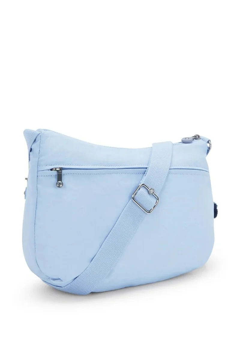 kipling Izellah, Medium Crossbody Female Bag - Cloudy Sky Blue