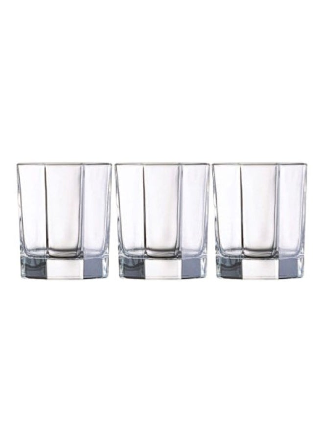 Luminarc 3-Piece Octime Diamond Premium Glass Tumblers Clear 300 ml N2004(D9559) - Image 4