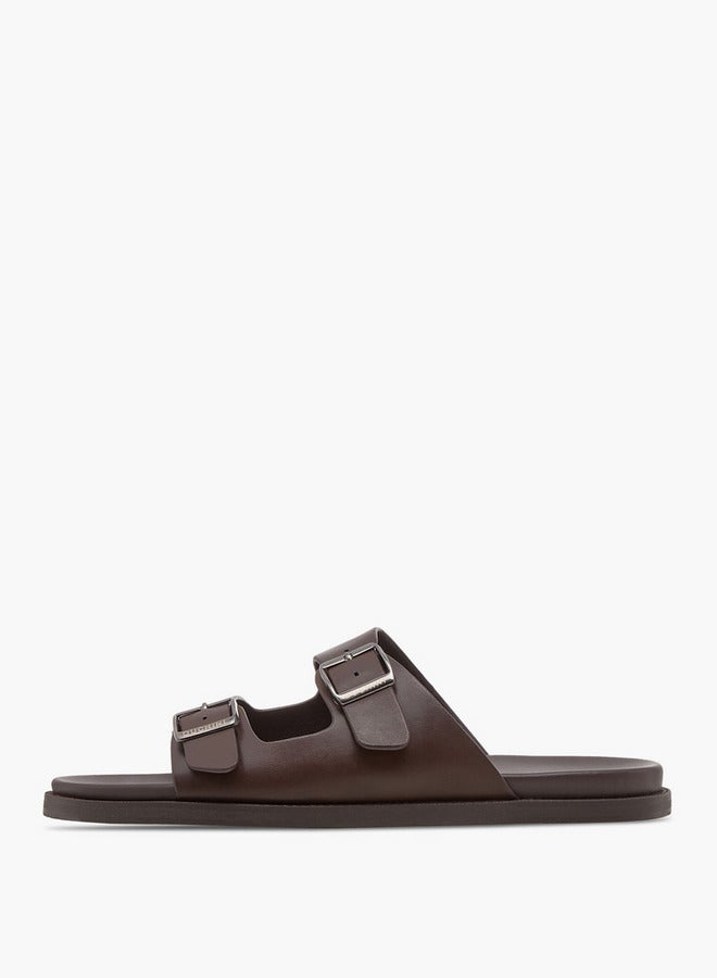 DUCHINI Men's Solid Slip-On Comfort Sandals  - Image 3