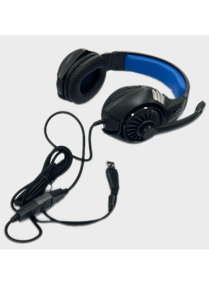 PROYARD wired blue with black color headset 80 from Pro Yard - Image 1
