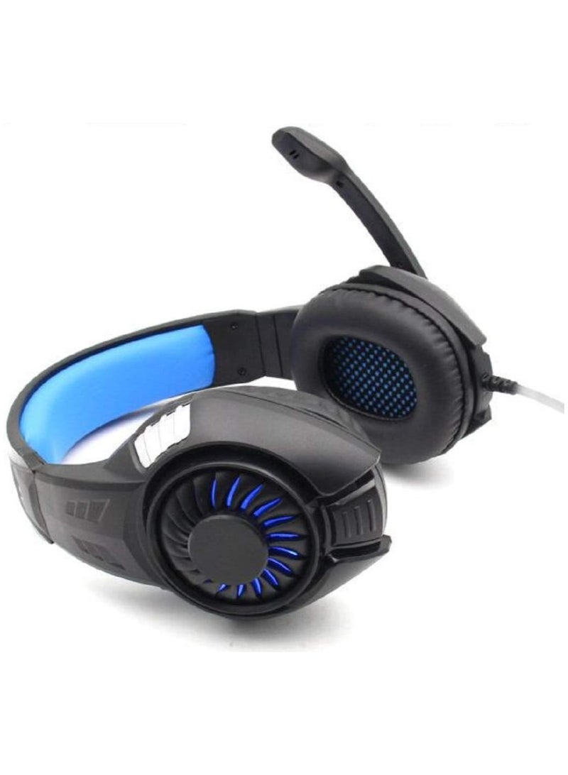 PROYARD wired blue with black color headset 80 from Pro Yard - Image 2