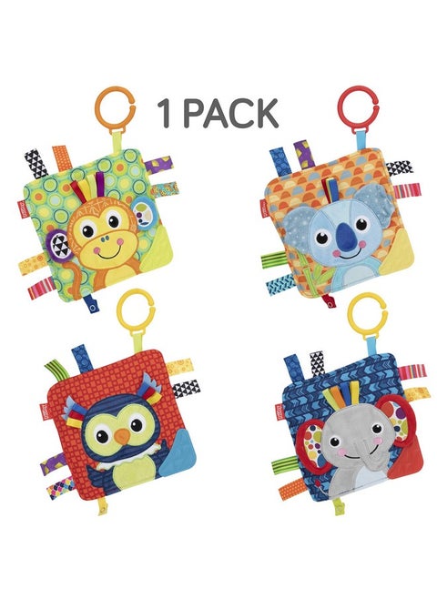 Nuby Teething Blankie, Characters Vary - Owl, Koala, Monkey, Elephant
