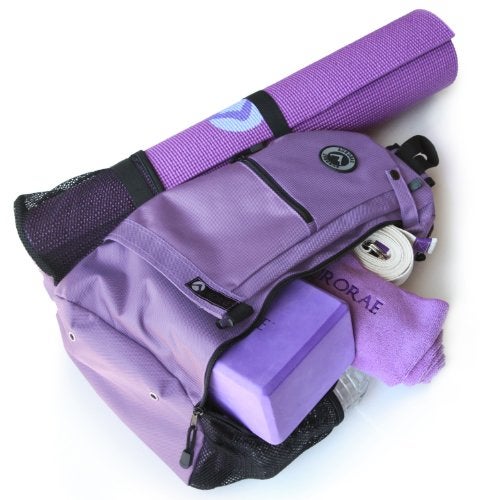 AURORAE Yoga Mat/Gym Cross-body Travel Sling Back Pack. Mat sold separately. - Image 3