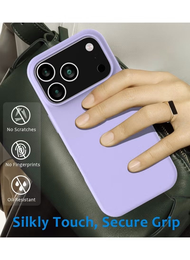 general Bortony Premium Liquid Silicone Protective Case for iPhone 17 Pro Max (6.9") - Light Purple - Image 5