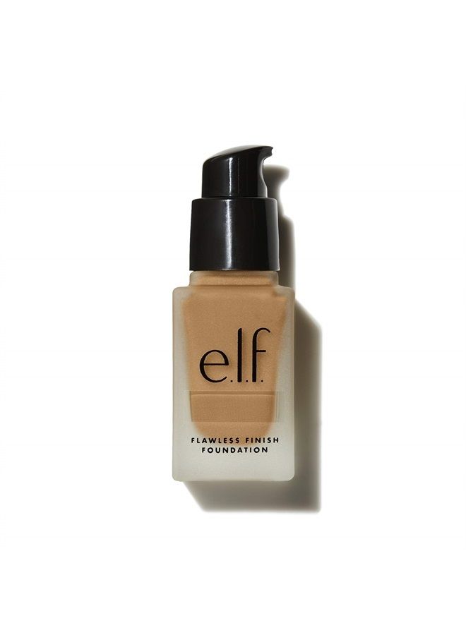 elf Flawless Finish Foundation, Lightweight & Medium Coverage, Semi-Matte Finish, Cashew, 0.68 Fl Oz (20mL) - Image 1
