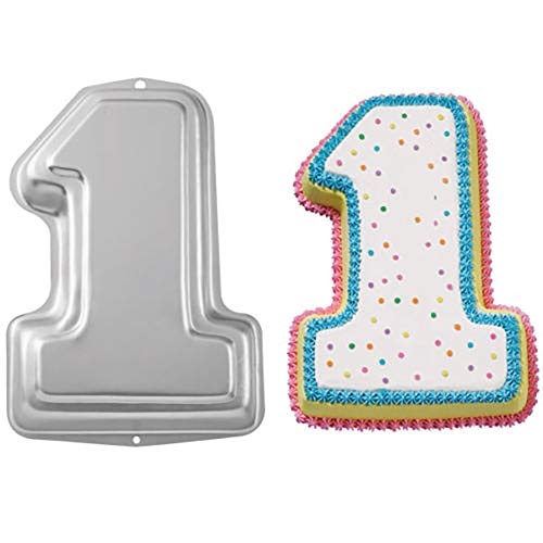 Pormasbenzer No.1 Shaped Cake Pan Mould Aluminum 3D DIY Cake Baking Pan for Birthday, Anniversary, Party, Christmas - Image 1