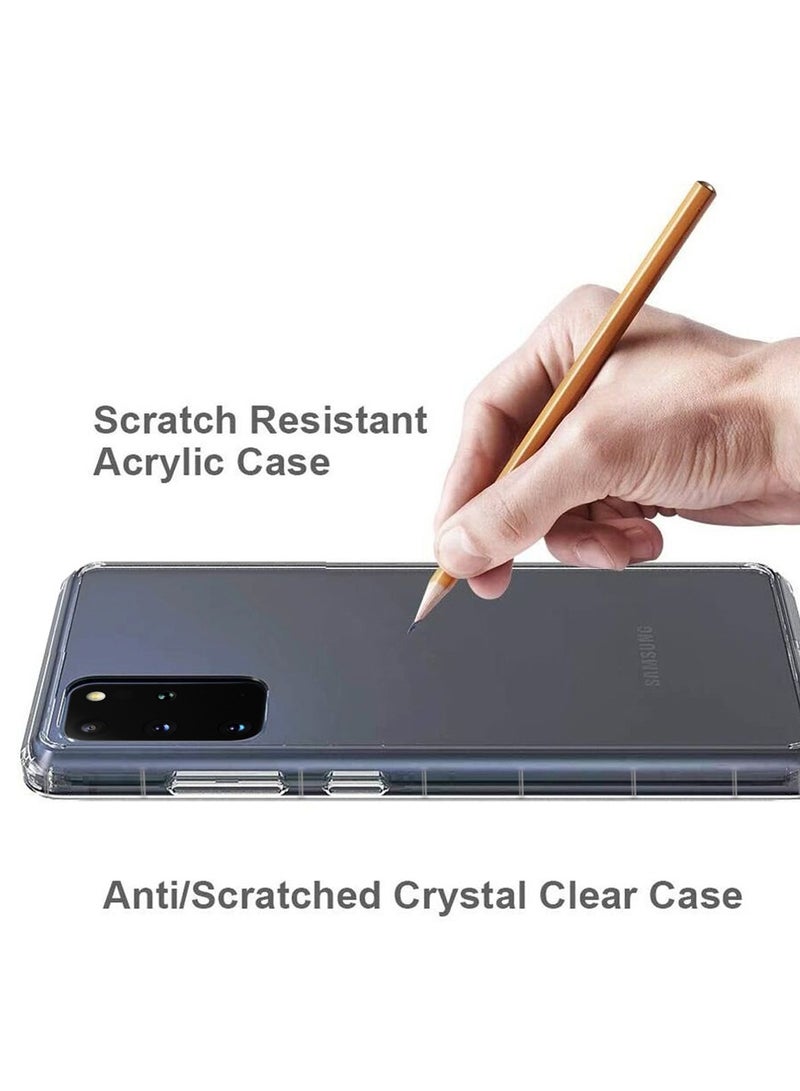 CHAPPELINE AIRBAG CASE Series Premium Transparent Airbag Shockproof Anti-Yellowing Case Cover For Samsung Galaxy S20 Plus Clear - Image 3