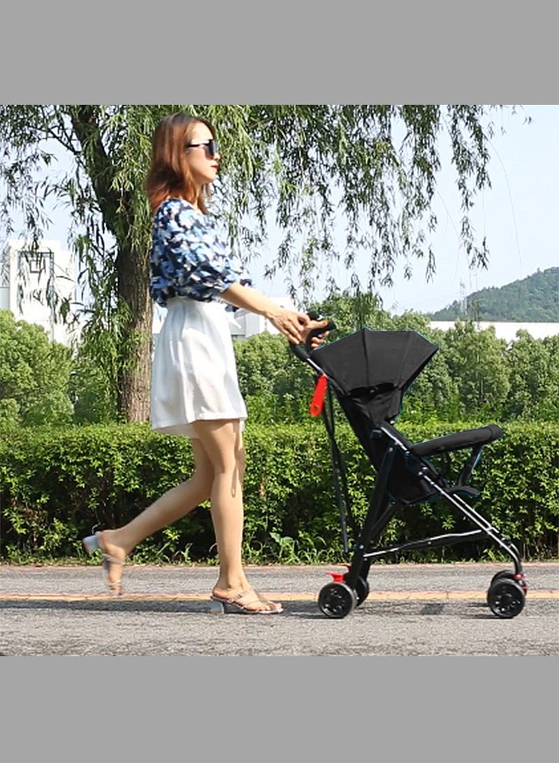 MaBaby Single Baby Stroller-Black - Image 2