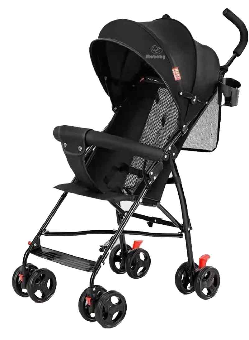 MaBaby Single Baby Stroller-Black - Image 1