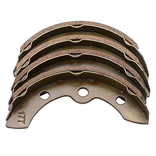 10L0L Golf Cart Brake Shoes Replacement Brake Pads Fits Club Car (1995-up) DS and Precedent Golf Cart 1018232-01 (2 Short, 2 Long) - Image 4