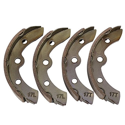 10L0L Golf Cart Brake Shoes Replacement Brake Pads Fits Club Car (1995-up) DS and Precedent Golf Cart 1018232-01 (2 Short, 2 Long) - Image 3