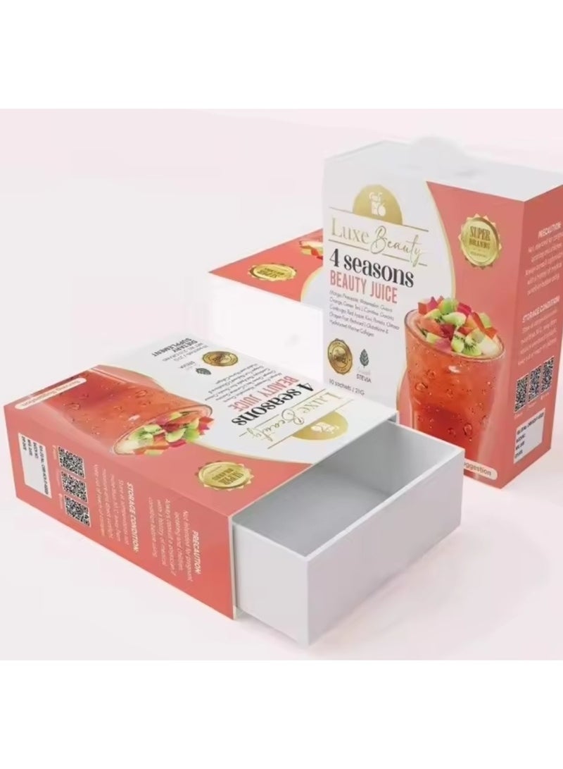 Luxe Slim 4 SEASONS Beauty Juice, 21g x 10 Sachets - Image 2