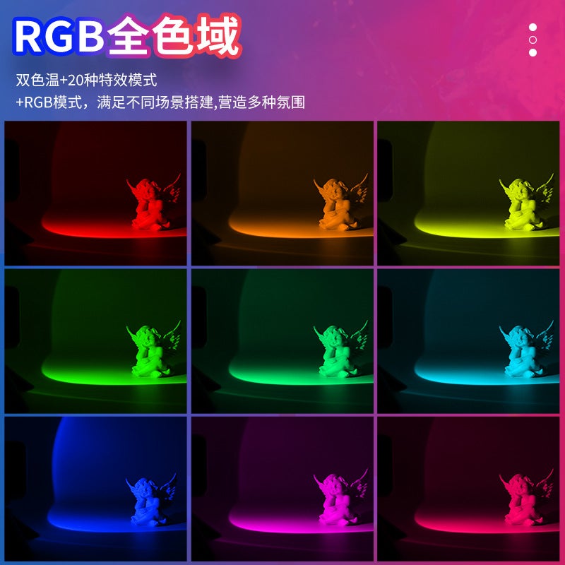 ضوء الغروب W-S6 مصغر مغناطيسي محمول ضوء ملء ضوء RGB ضوء الغروب جو ضوء الغروب مجموعة - Image 3