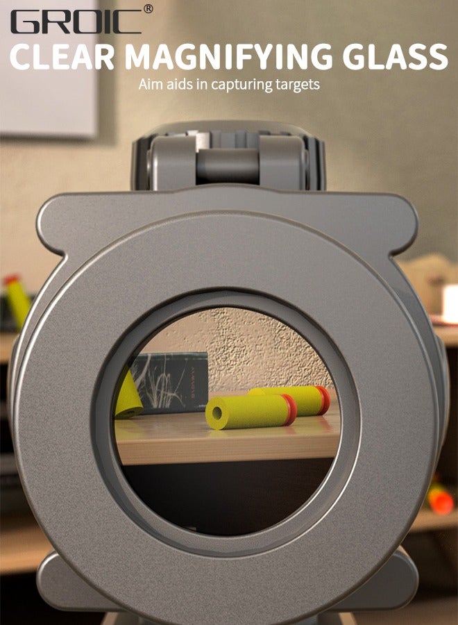 GROIC Toy Gun Light and Soft Bullets Education Toy,Blaster Gun M416,Double Mirror Effect Toy Guns,DIY Toy with Rich Accessories ,Shooting Games Toys for Kids, Kids Holiday Birthday Gifts - Image 5