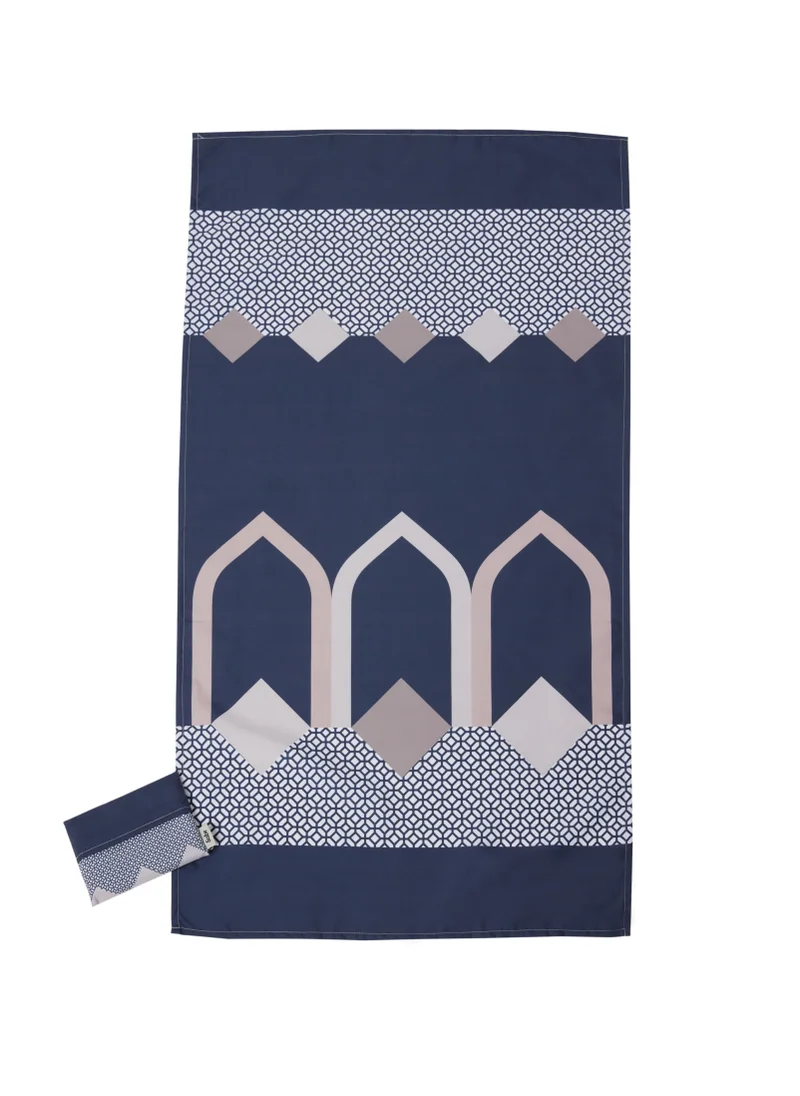 Sabr Sabr 'Abu Dhabi' Pocket Prayer Mat with Pocket Travel Pouch