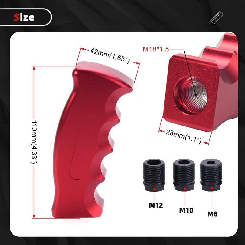 Purple Aluminum Alloy Gear Handle Head Auto Shift Speed Modification Tool - Image 2