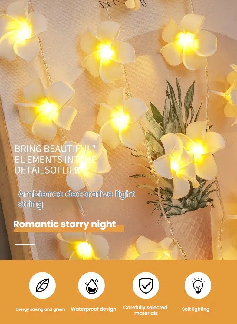3m led egg flower lights string ins room arrangement decoration lights battery box string lights wedding outdoor festival colorful lights 3m - Image 2