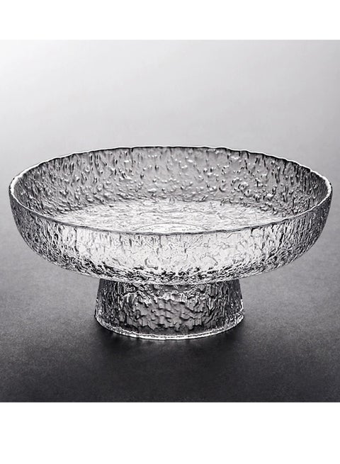 وعاء فواكه زجاجي، سلة فاكهة لطاولة المطبخ، وعاء سلطة شفاف، وعاء زخرفي لتزيين الطاولة، وعاء تقديم للفواكه والوجبات الخفيفة والحلوى من كوكيجو، عدد القطع: 1