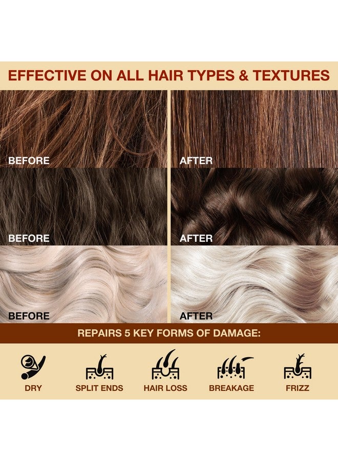 KINPUR ORGANIC COSMETICS Hair Repair Mask with Collagen, Biotin, Argan Oil - Moisturizing Treatment for Dry, Damaged, Split Hair, Hair Loss, and Heat & Color Protection - Image 4