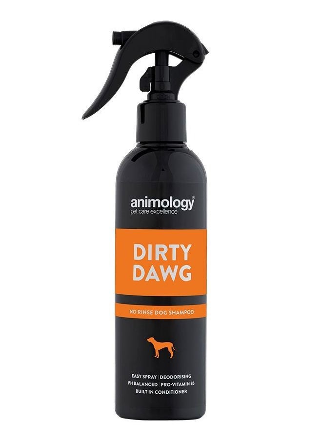 animology - Dirty Dawg No Rinse Dog Shampoo 250ml - Image 1