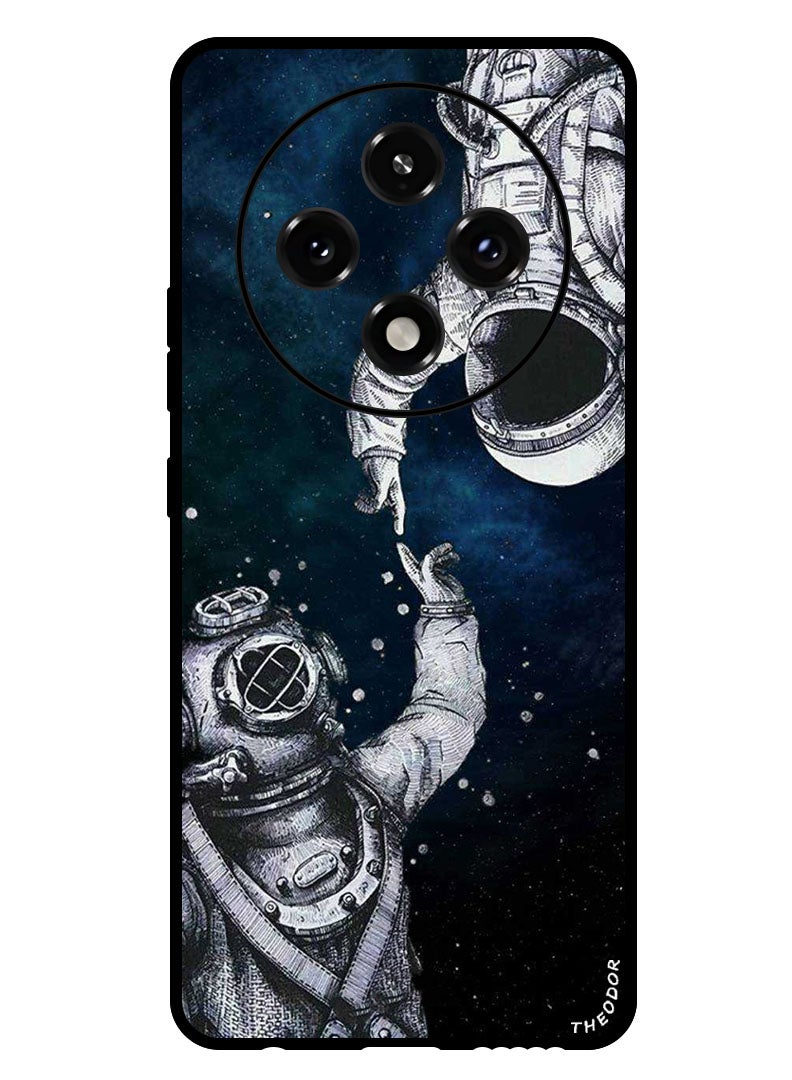 Theodor Protective Case Anti Scratch Shock Proof Bumper Cover For Oppo A3 Pro Astronaut And Diver - Image 1