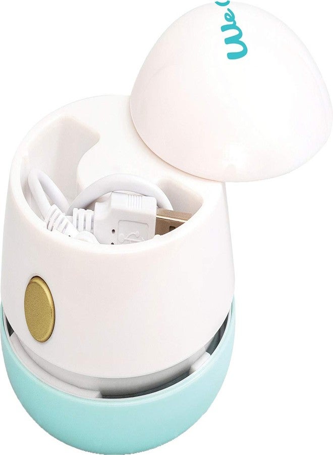 وي آر ميموري كيبرز مكنسة We R Makers Mini Glitter Vac، تنظف اللمعان والبودرة، سهلة الاستخدام، مزودة بشاحن USB، صغيرة الحجم للاستخدام أثناء التنقل، وصنع سجل القصاصات، وتدوين اليوميات، وصناعة البطاقات، والطباعة - Image 5