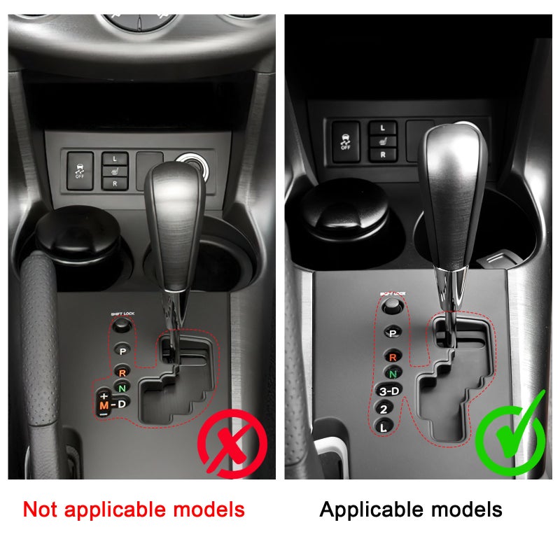 Real Soft Carbon Fiber Sticker For Toyota RAV4 2006 2007 2008 2009 2010 2011 2012 LHD Car Gear Shift Panel Interior Trim - Image 2