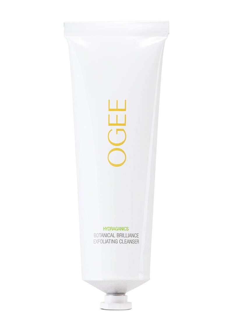 OGEE Ogee Botanical Brilliance Exfoliating Cleanser - High Performance Facial Cleanser - Certified Organic Face Cleanser - Face Exfoliator Made in USA  - Image 1
