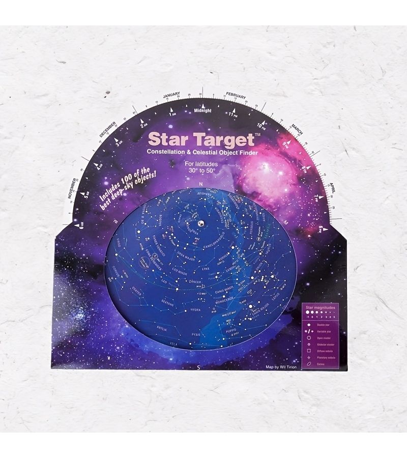 Star Track Compass Latitude Longitude Spiral Paper Constellation Chart Portable Stargazing Tool Astronomy Teaching - Image 5