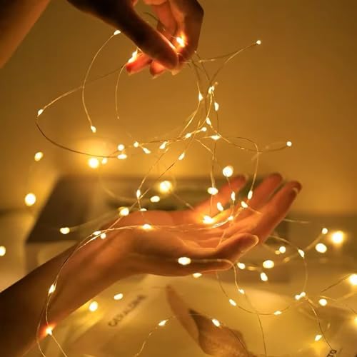 HUMAIZAR Multi Color USB LED String Lights – 5M 50 LEDs with Remote | Decorative Fairy Rice Lights for Festivals, Gifting & Room Decor Fairy String Lighting - Image 5