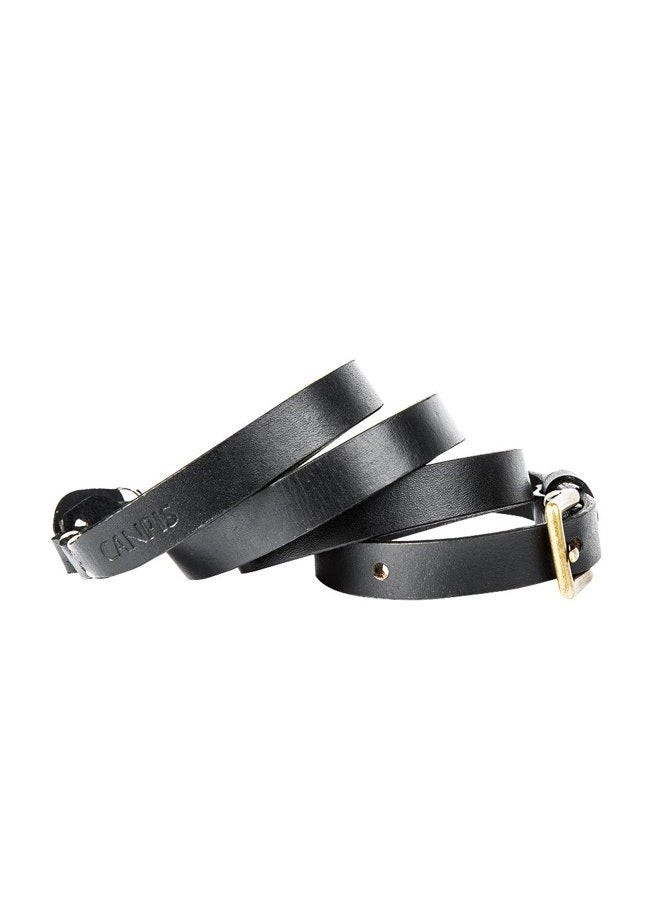 CANPIS CP006 Camera Shoulder Neck Strap Black with Four Stage Buckled Adjustable Length compatible with Canon Sony Fujifilm Olympus Leica Mirrorless Compact Cameras - Image 2