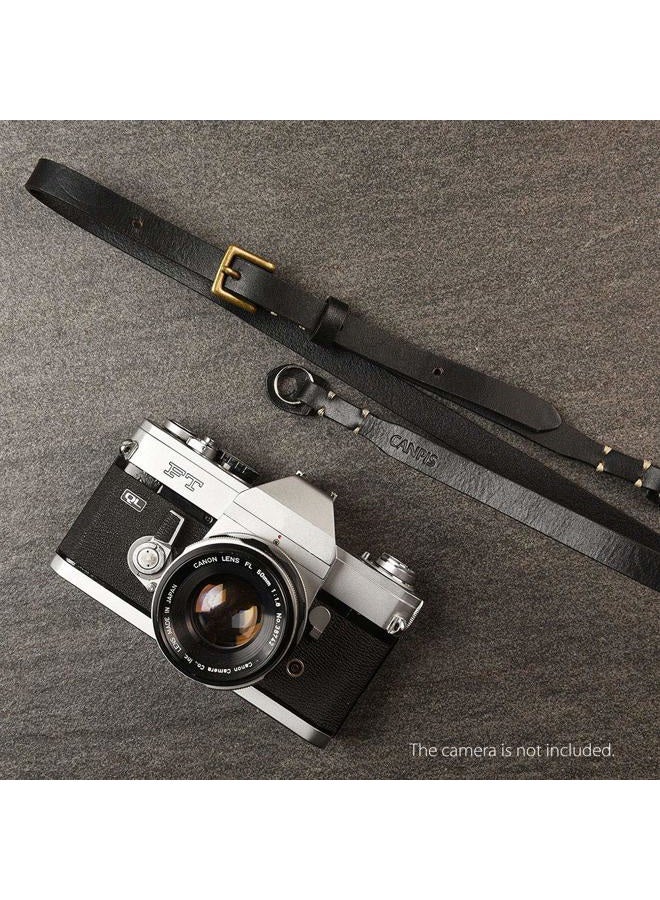 CANPIS CP006 Camera Shoulder Neck Strap Black with Four Stage Buckled Adjustable Length compatible with Canon Sony Fujifilm Olympus Leica Mirrorless Compact Cameras - Image 3