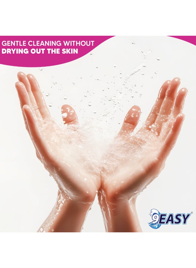 9EASY غسول يد مضاد للبكتيريا - برائحة الورد (5 لتر) - Image 2