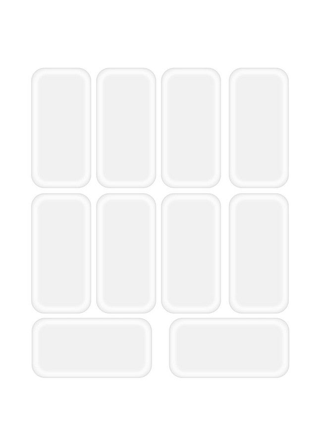 RONRONS 10 Pack Reusable Silicone False Eye Lashes Holder Pad Tray for Eyelashes Extensions,Clear - Image 1