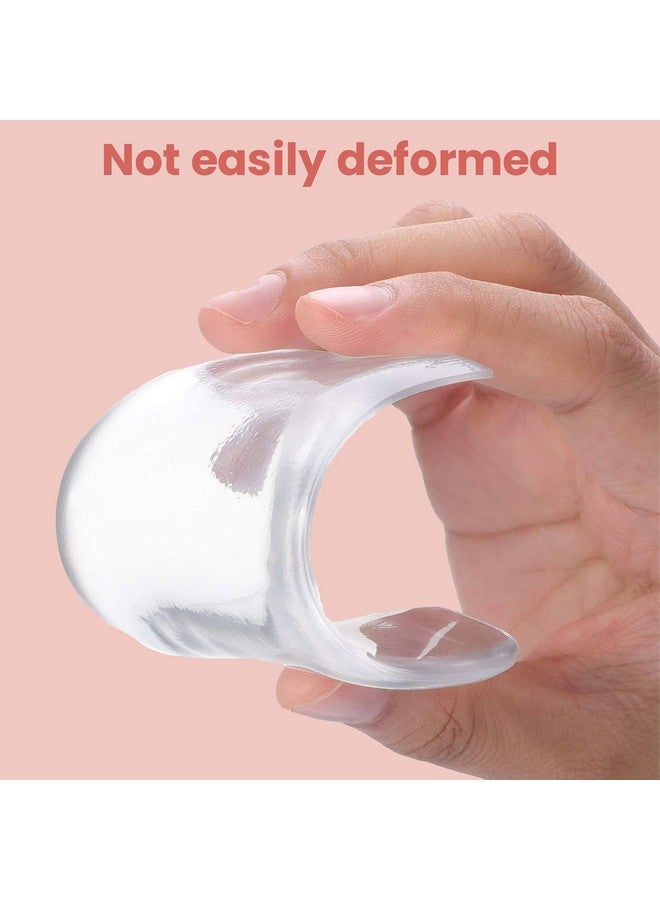 RONRONS 10 Pack Reusable Silicone False Eye Lashes Holder Pad Tray for Eyelashes Extensions,Clear - Image 5