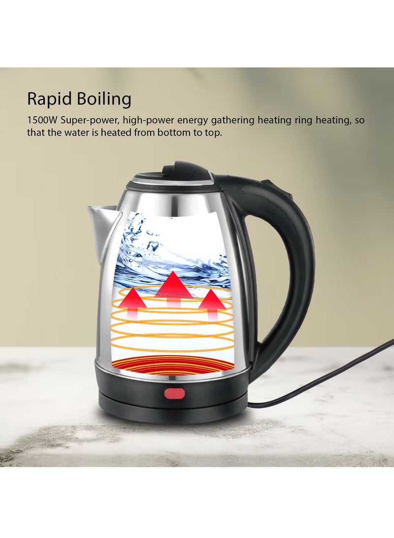 Mr. Light Electric Kettle 1.8L Automatic Power Off Boil Dry Protection 360 Rotative And Cordless Base - Image 3