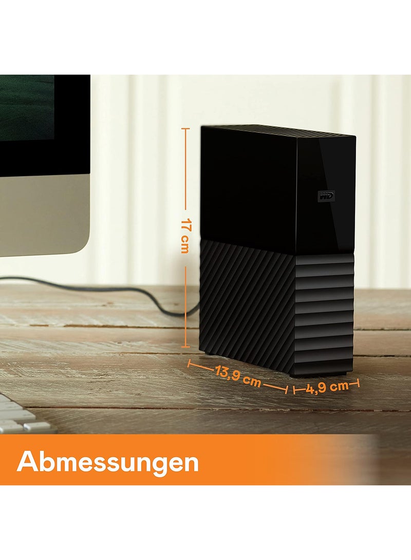WD My Book Desktop Hard Drive With Password Protection And Backup Software Black,USB Type C 22 TB - Image 2
