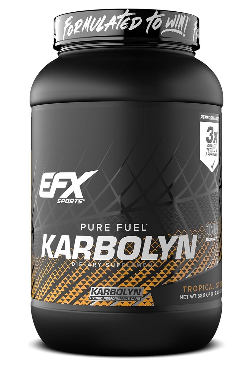 إي إف إكس سبورتس مكمل الكربوهيدرات كاربولِن - فواكه استوائية - (4 باوند) - Image 1