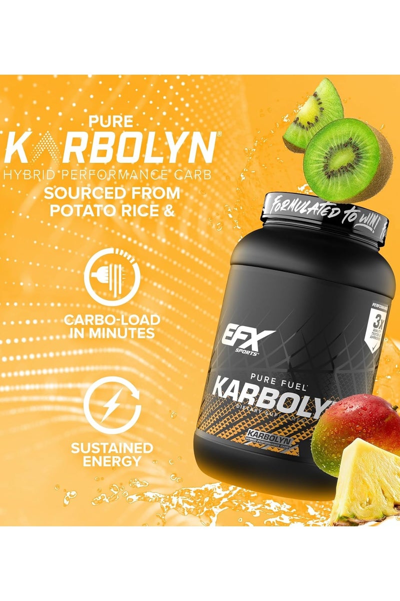 إي إف إكس سبورتس مكمل الكربوهيدرات كاربولِن - فواكه استوائية - (4 باوند) - Image 3