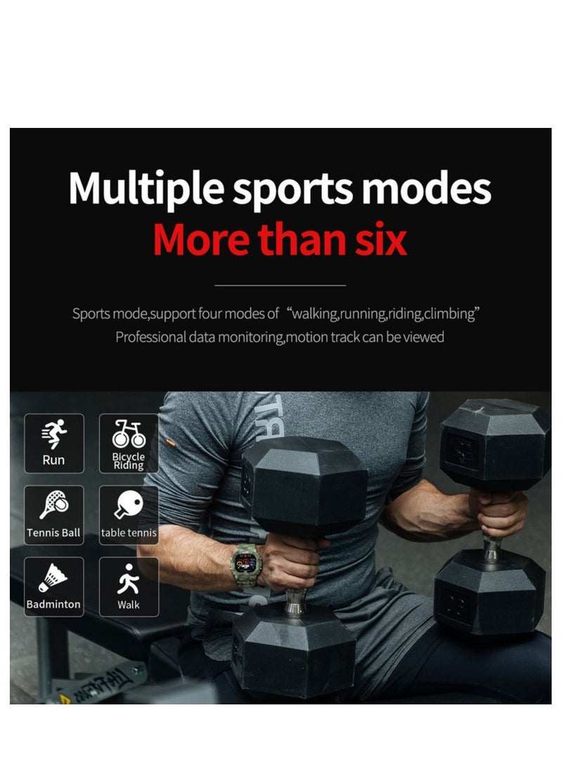 LOKMAT Smart Watch With Interchangeable Strap Men's Smart Watch to Answer Make Calls Heart Rate and Blood Pressure Monitor Fitness Waterproof - Image 3