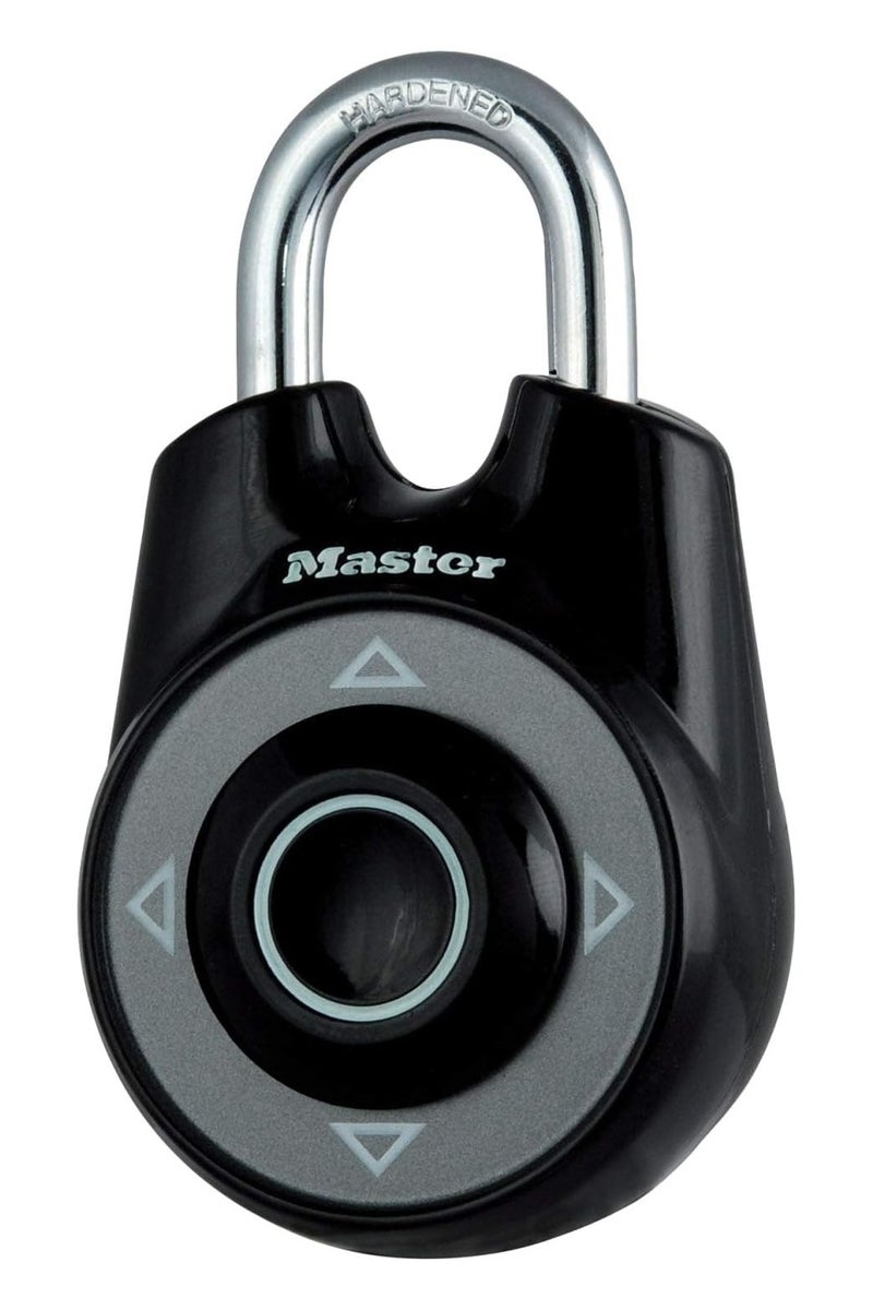 ماستر لوك قفل أمان من ماستر لوك، قفل برمز واحد، لقفل الخزنة والدواليب الخاصة، لون أسود، موديل 1500iEURDBLK - Image 1