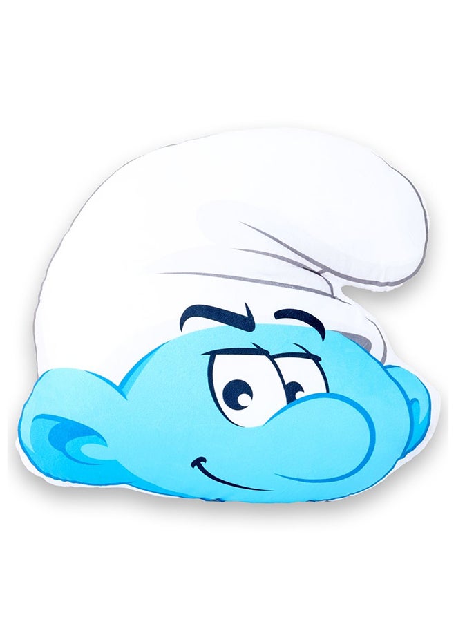 DANUBE HOME وسادة على شكل سمورف من ديزني - وسادة محشوة للأطفال | 100% بوليستر | ملحقات أثاث متعددة الألوان | مثالية للبطانيات والوسائد | ملحقات ديكور المنزل