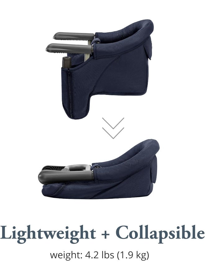 Inglesina Fast Table Chair - Award-Winning Convenient Baby High Chair - Use at Most Tables or Restaurants Without Leaving Scratches (Navy) - Image 3