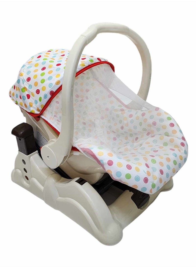BABYCARA Baby Rocking Chair Adjustable 3 Different Heights Detachable Base with Net and Comfortable  - Image 1