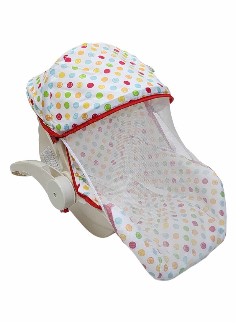 BABYCARA - Baby Rocking Chair Adjustable 3 Different Heights Detachable Base with Net and Comfortable - Image 1
