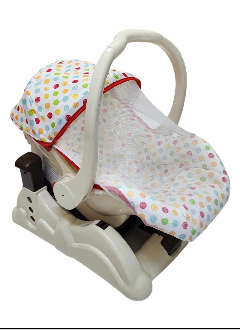 BABYCARA Baby Rocking Chair Adjustable 3 Different Heights Detachable Base with Net and Comfortable  - Image 2