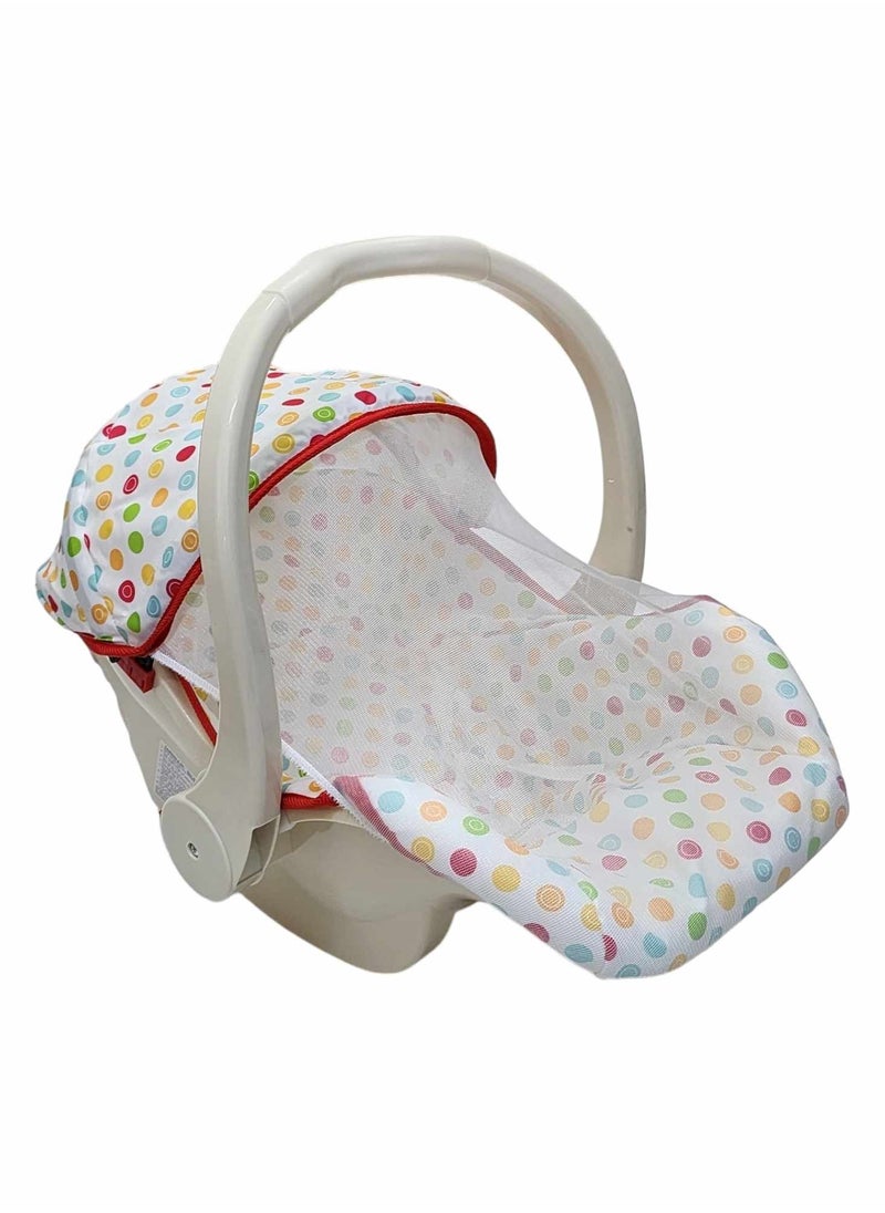 BABYCARA Baby Rocking Chair Adjustable 3 Different Heights Detachable Base with Net and Comfortable  - Image 5